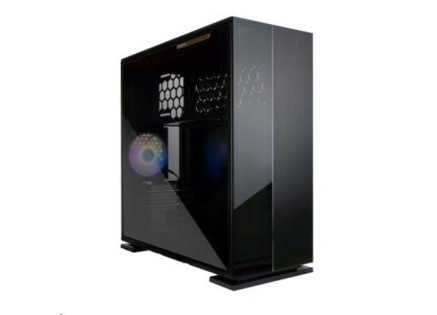 IN WIN skříň 315, mid tower, 1xUSB-C, 2xUSB 3.0, průhledná bočnice, černá