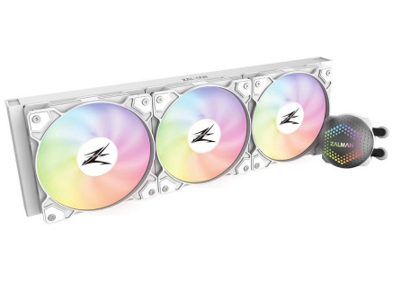 Zalman vodní chladič CPU ALPHA36 White / 3 x 120 mm / PWM / ARGB / bílá