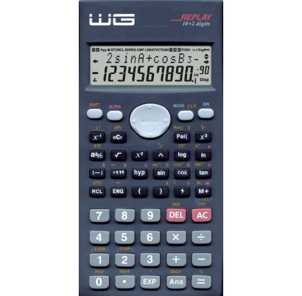 WG - Kalkulačka WG2 MathMaster Pro, vědecká, černá