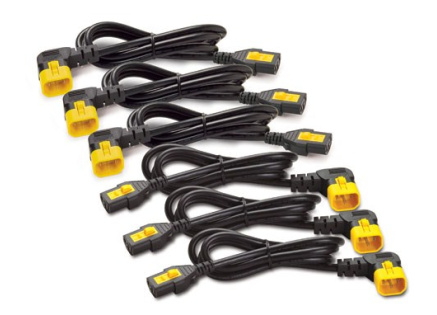 APC Power Cord Kit (6 ks), Locking, C19 to C20, (90°), 1.2m APC Power Cord Kit (6 ks), Locking, C19 to C20, (90°), 1.2m