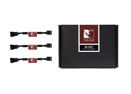 NOCTUA Adaptér NA-SRC7, 3x, 4-pin ventilátor Low Noise, černá NOCTUA Adaptér NA-SRC7, 3x, 4-pin ventilátor Low Noise, černá