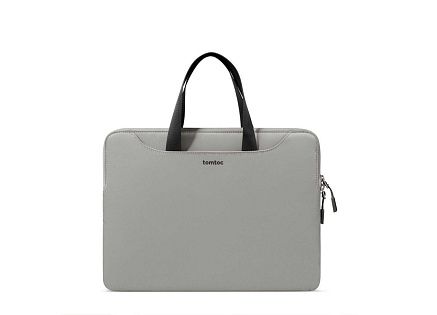 tomtoc Light-A21 Dual-color Slim Laptop Handbag, 13,5 Inch - Gray