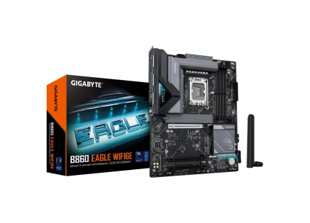 GIGABYTE MB Sc LGA1851 B860 EAGLE WIFI6E, Intel B860, 4xDDR5, 1xDP, 1xHDMI, WiFi, ATX
