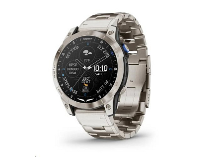 Garmin D2 Mach1, Sapphire Titan/ Vented Titanium Band Garmin D2 Mach1, Sapphire Titan/ Vented Titanium Band