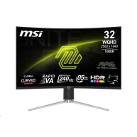 MSI LCD MAG 325CQRXF E2, 31.5", 2560x1440, Rapid VA, 240Hz, 0,5ms, VESA 100x100, Black