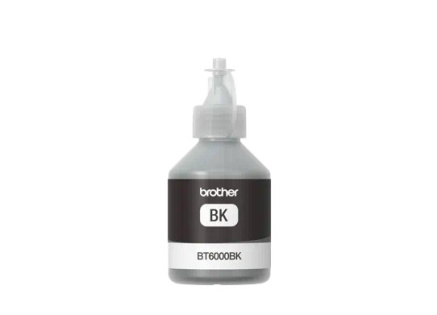 BROTHER INK BT-6000BK black pro T300, T500W, T700W, cca 6000 stránek, pigmentový - INKTANK