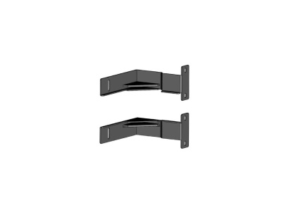 APC Easy BRKT POST BTM 4-5FT INSIDE,one pair