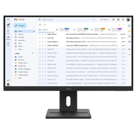 LENOVO LCD E27-40 - 27",IPS,16:9,1920x1080,100Hz,300cd/m2,1500:1,4ms(GtG),VGA,DP,HDMI,Pivot,repro