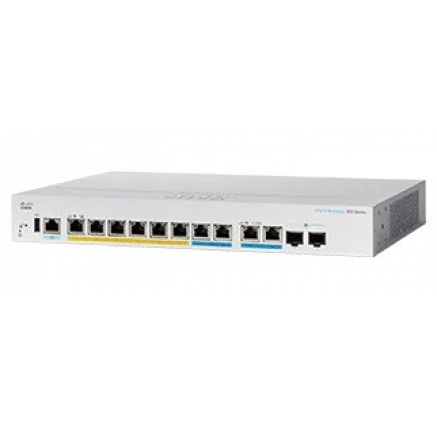 Cisco switch CBS350-8MGP-2X-EU (6xGbE,2x2,5GbE,2xMultigigabit/SFP+ combo,8xPoE+,124W,fanless)