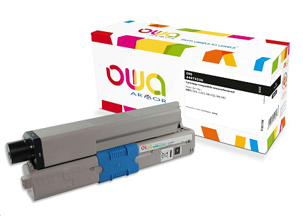 OWA Armor toner pro OKI C301, C321, MC332, MC342, 2200p, 44973536, černá/black