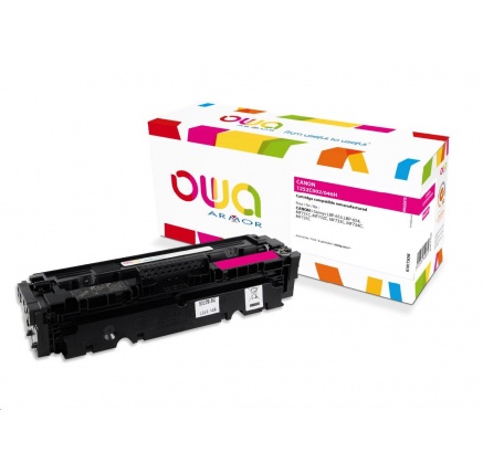 OWA Armor toner pro CANON LBP 653Cdw, 654Cx, MFP735Cx, 5000 str., červená/magenta (CRG046H M) OWA Armor toner pro CANON LBP 653Cdw, 654Cx, MFP735Cx, 5000 str., červená/magenta (CRG046H M)