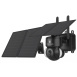 Viking solární outdoorová HD kamera HDs02 4G, černá