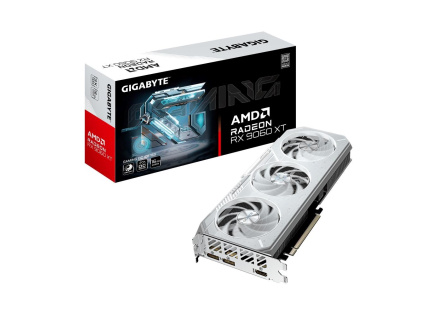 GIGABYTE VGA AMD Radeon RX 9060 XT GAMING OC ICE 16G, 16G GDDR6, 2xDP, 1xHDMI