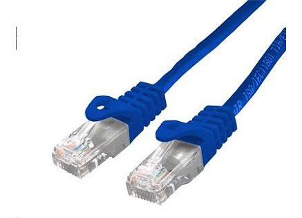 C-TECH kabel patchcord Cat6, UTP, modrý, 0,25m