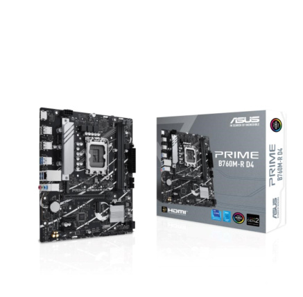 ASUS MB Sc LGA1700 PRIME B760M-R D4, Intel B760, 2xDDR4, 1xHDMI, mATX