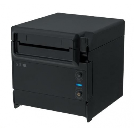 Seiko pokladní tiskárna RP-F10, řezačka, Horní/Přední výstup, BT, černá, zdroj