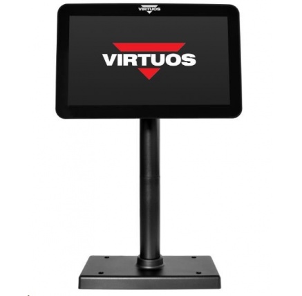 Virtuos 10,1" LCD barevný zákaznický monitor SD1010R, USB, černý Virtuos 10,1" LCD barevný zákaznický monitor SD1010R, USB, černý
