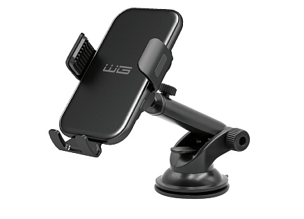 WG - Nabíječka do auta WG 41, bezdrátová 15W, 2 druhy úchytů, černá