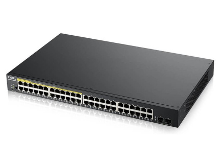 Zyxel GS1900-48HP v2 50-port Gigabit Web Smart PoE switch - poškozený obal
