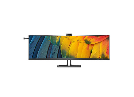 Philips MT VA LED 44,5" 45B1U6900CH/00 - VA, 5120x1440, 2xHDMI, DP, USB-C, USB, RJ45, repro, nast vysky, webcam, curved