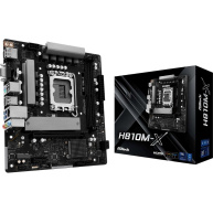 ASRock MB Sc LGA1851 H810M-X, Intel H810, 2xDDR5, 1xDP, 1xHDMI, 1xVGA, mATX