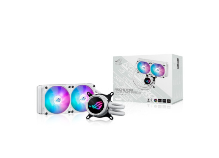 ASUS vodní chladič CPU AIO ROG STRIX LC III 240 ARGB WHITE, 2x120mm, LGA1851, AM5