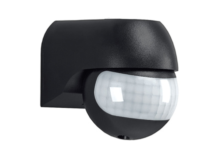 Solight PIR senzor nástěnný, venkovní, černý Solight PIR senzor nástěnný, venkovní, černý
