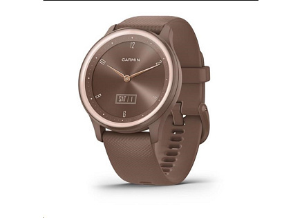 Garmin vívomove Sport pouzdro Ivory, silikonový řemínek Peach Gold Garmin vívomove Sport pouzdro Ivory, silikonový řemínek Peach Gold