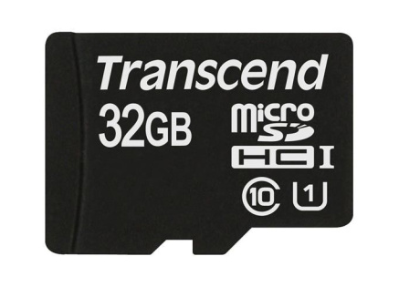 TRANSCEND MicroSDHC karta 32GB Premium, Class 10 UHS-I 300x, bez adaptéru