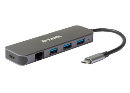 D-Link DUB-2334 USB-C Hub with Gigabit Ethernet and 3x USB3.0 D-Link DUB-2334 USB-C Hub with Gigabit Ethernet and 3x USB3.0