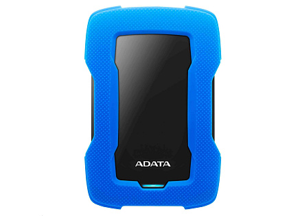 ADATA Externí HDD 1TB 2,5" USB 3.1 HD330, BLUE COLOR BOX, modrý (gumový, nárazu odolný)