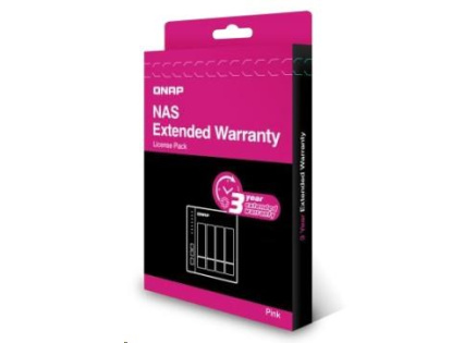 QNAP LIC-NAS-EXTW-PINK-3Y-EI elektronická prodlužujicí záruka 3 roky
