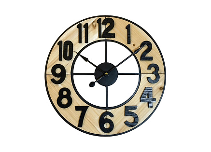 TechnoLine WT 1610 nástěnné hodiny, analogové, řízené krystalem, tichý chod, dřevo