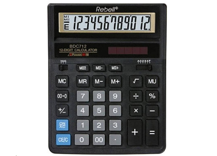 REBELL kalkulačka - RE-BDC712GL BX