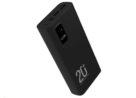 WG - Power Bank 20000 mAh, USB-C PD 20W + USB-A QC 3.0 22.5W, černá
