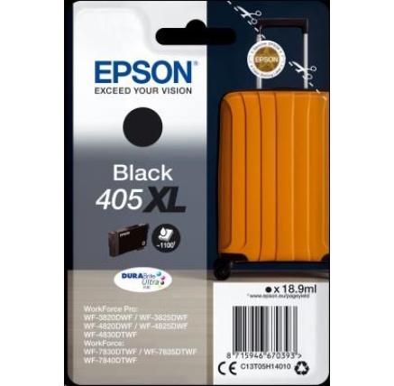 BAZAR - EPSON ink čer Singlepack Black 405XL Durabrite Ultra - Poškozený obal (Komplet) BAZAR - EPSON ink čer Singlepack Black 405XL Durabrite Ultra - Poškozený obal (Komplet)