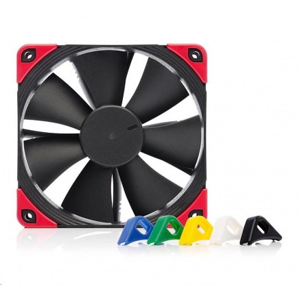 NOCTUA Ventilátor NF-F12 PWMCH.BK.S, 120mm, černá