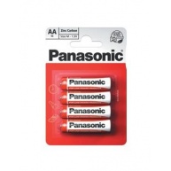 PANASONIC Zinkouhlíkové baterie Red Zinc R6RZ/4BP EU AA 1,5V (Blistr 4ks)