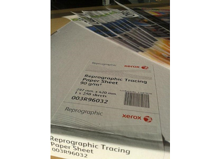 Xerox Pauzovací papír 90 - 297x420 (90g/250 listů, A3) - řezané listy Xerox Pauzovací papír 90 - 297x420 (90g/250 listů, A3) - řezané listy