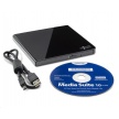 HITACHI LG - externí mechanika DVD-W/CD-RW/DVD±R/±RW/RAM GP57EB40, Slim, Black, box+SW