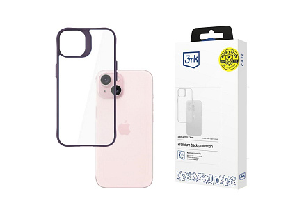 3mk ochranný kryt Satin Armor Case+ Purple pro Apple iPhone 15