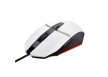 TRUST myš GXT 109W FELOX Gaming Mouse, optická, USB, bílá