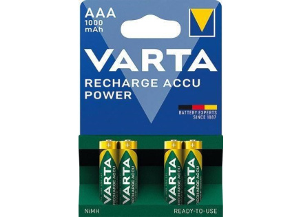 Varta LR03/4BP 1000 mAh Ready to use (Blistr 4ks)