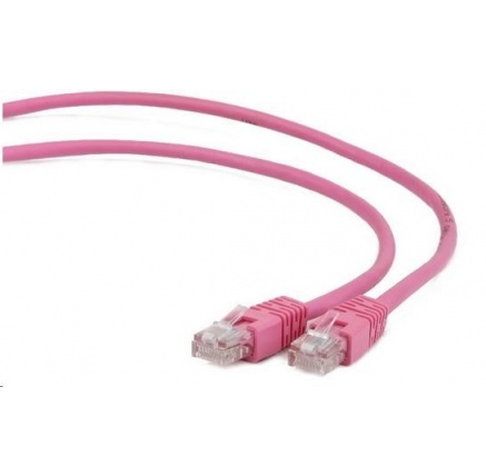 GEMBIRD kabel patchcord CAT6 stíněný FTP 5m, růžový