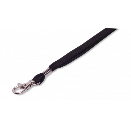 Šňůrka ROSE s karabinou černá Šňůrka ROSE s karabinou černá