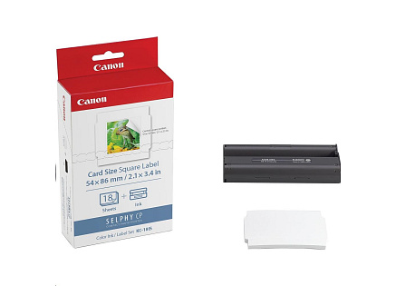 Canon KC18IS papír 86x54mm 18ks do termosublimační tiskárny