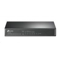 TP-Link switch TL-SF1008P (8x100Mb/s, 4xPoE+, 66W, fanless)