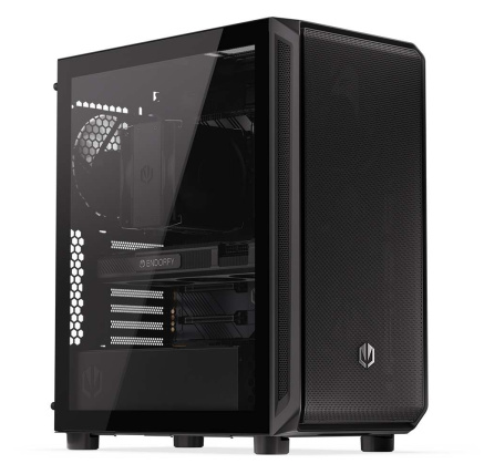 ENDORFY Case Arx 500 Air, Průhledná bočnice, ATX, 5x140mm, černá