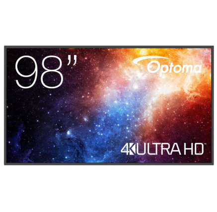 Optoma FPD N3981K 98" -  4K UHD / Android 11 / 450 nits / 4GB RAM / 32GB ROM / 2x 10W speaker