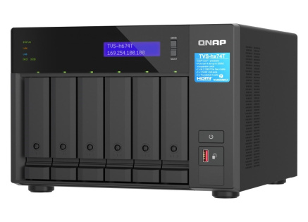QNAP TVS-h674T-i5-32G (6C/i5-12400/4,4GHz/32GBRAM/6xSATA/2x2,5GbE/2xM.2/3xUSB3.2/1xHDMI/2xTB/2xPCIe)